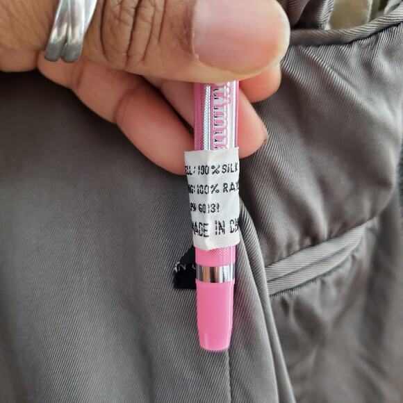 Jonathan Edwards Men's Vintage 100% Silk Blazer Jacket 44R - Picture 10 of 12